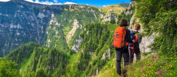 Hiking the mountain trails of Romania