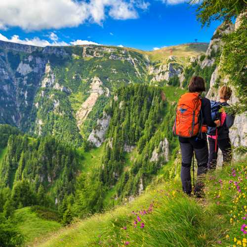 Hiking the mountain trails of Romania