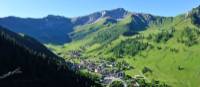 The beautiful village of Steg sits in the valley below Schoenberg peak | Liechtenstein Marketing