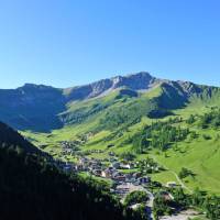 The beautiful village of Steg sits in the valley below Schoenberg peak | Liechtenstein Marketing