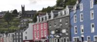 The town of Tobermory on our 'Bike and Boat' trip