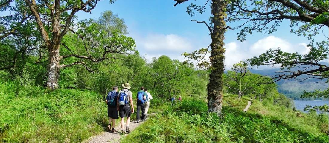 Walking to Achnacarry from Gairlochy