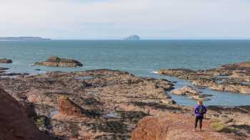 Walking the Dunbar Cliff Top Trail on the John Muir Way.