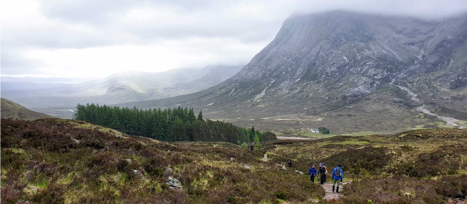 Hiking between Kingshouse Hotel and Kinlochleven