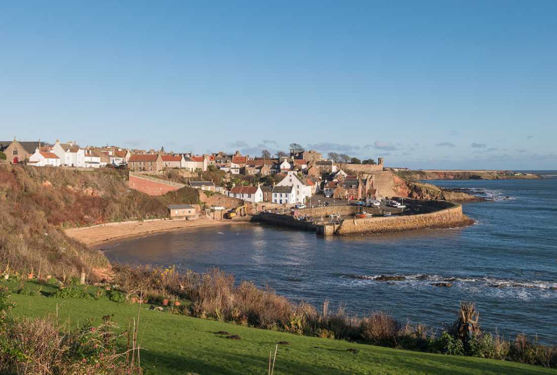 Crail Harbour on the Fife Coastal Path