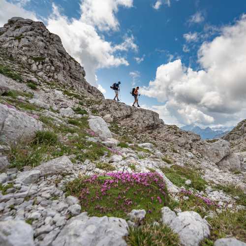 Hike the rugged terrain of Slovenia's Julian Alps