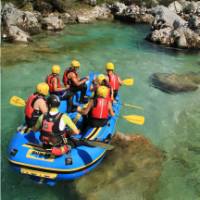 Rafting on a beautiful & wild river in Eastern Europe