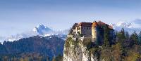 Bled Castle and Triglav in the background | Klemen Kunaver