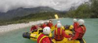 Rafting the Soca River