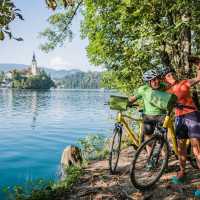 Selfie on Lake Bled