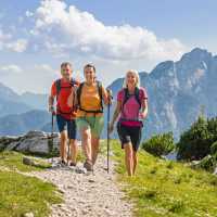 Hiking the Vrsic Pass to the source of the Soca River