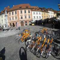 Exploring Ljubljana by bike, Slovenia’s lively and cycle-friendly capital
