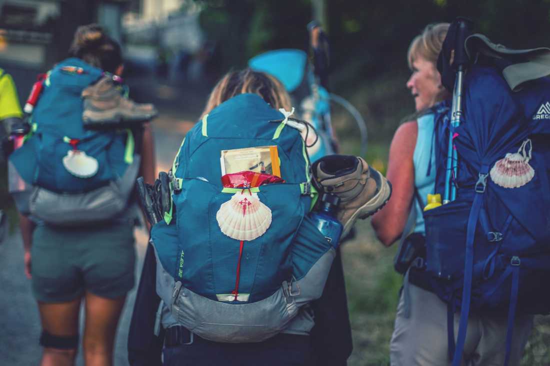 Hikers on the Camino in Spain |  @timcharody