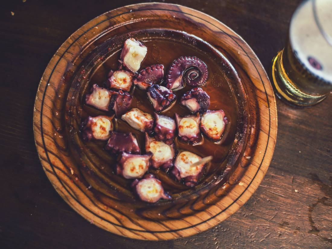 Replenish on the Camino with Pulpo y cervesa |  <i>@timcharody</i>