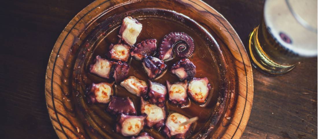 Replenish on the Camino with Pulpo y cervesa |  <i>@timcharody</i>