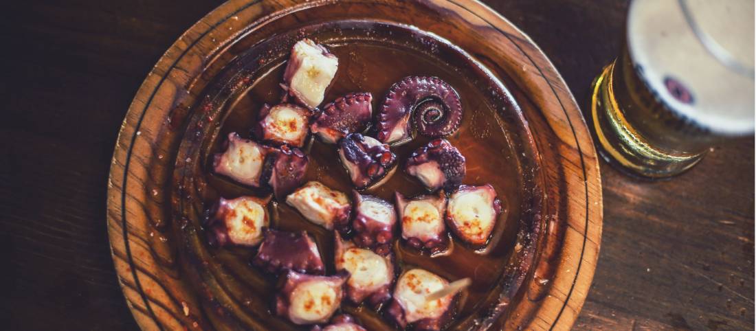 Replenish on the Camino with Pulpo y cervesa |  <i>@timcharody</i>