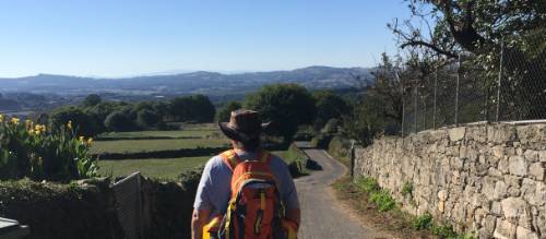 Pilgrims walking the Camino in Spain | <i>Sue Finn</i>