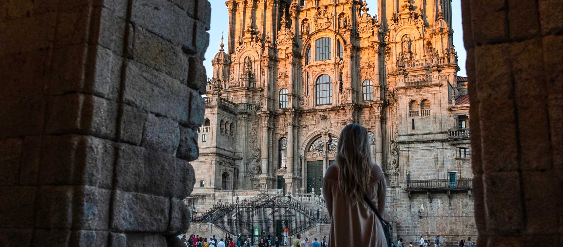 Reach the famous cathedral in Santiago de Compostela | Tim Charody