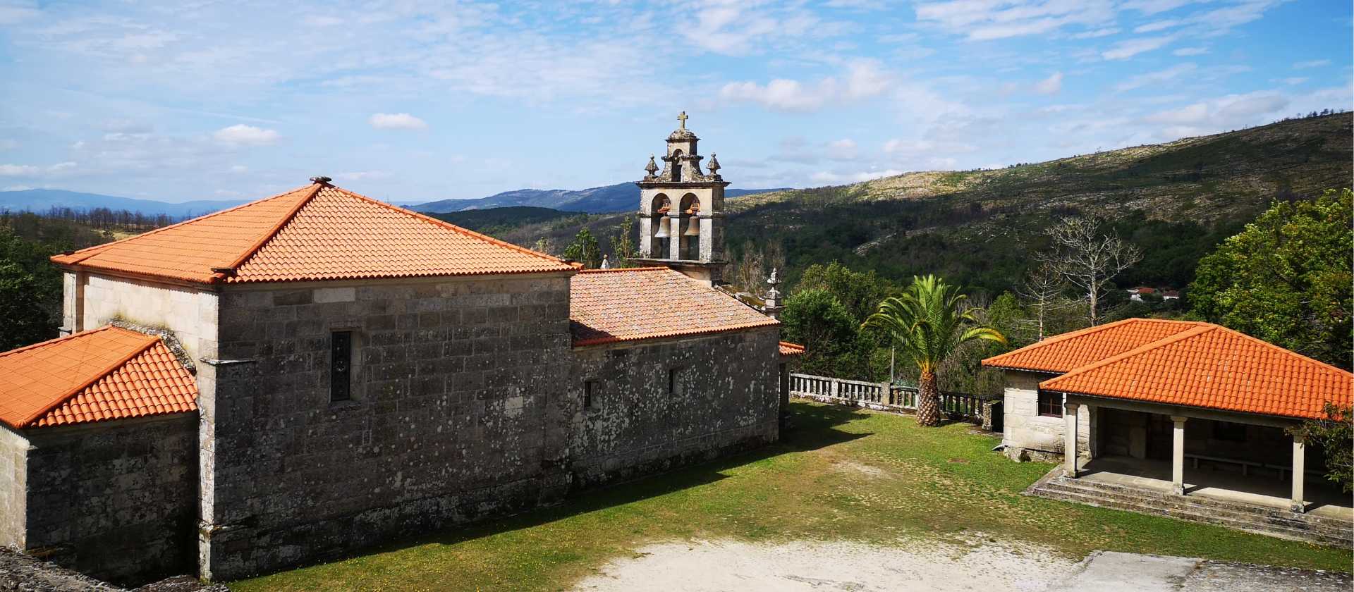 Medieval church in Spain along the Camino Sanabres