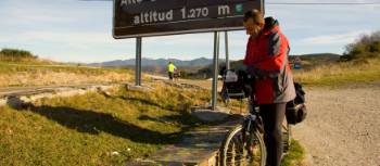 Cycling along the Camino