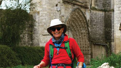 In the city of Santiago de Compostela walking the Camino Trail&#160;-&#160;<i>Photo:&#160;Edwina Parsons</i>