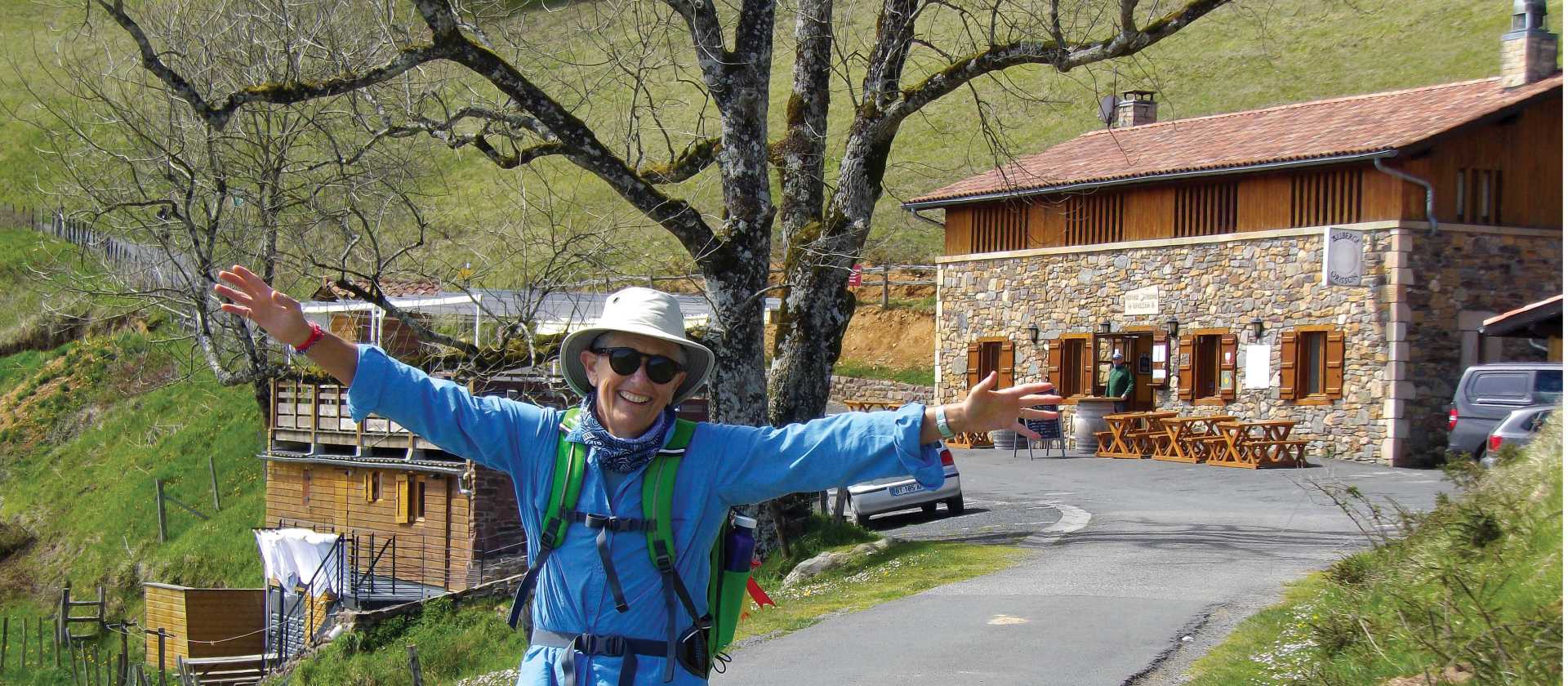 Walking the gorgeous Camino Trail en route to Roncesvalles | Edwina Parsons