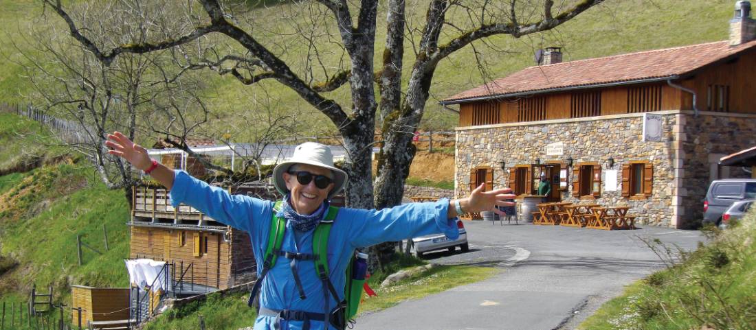 Walking the gorgeous Camino Trail en route to Roncesvalles |  <i>Edwina Parsons</i>