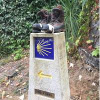 The shells and arrows that mark the Way can be found everywhere on the Camino | Sue Finn
