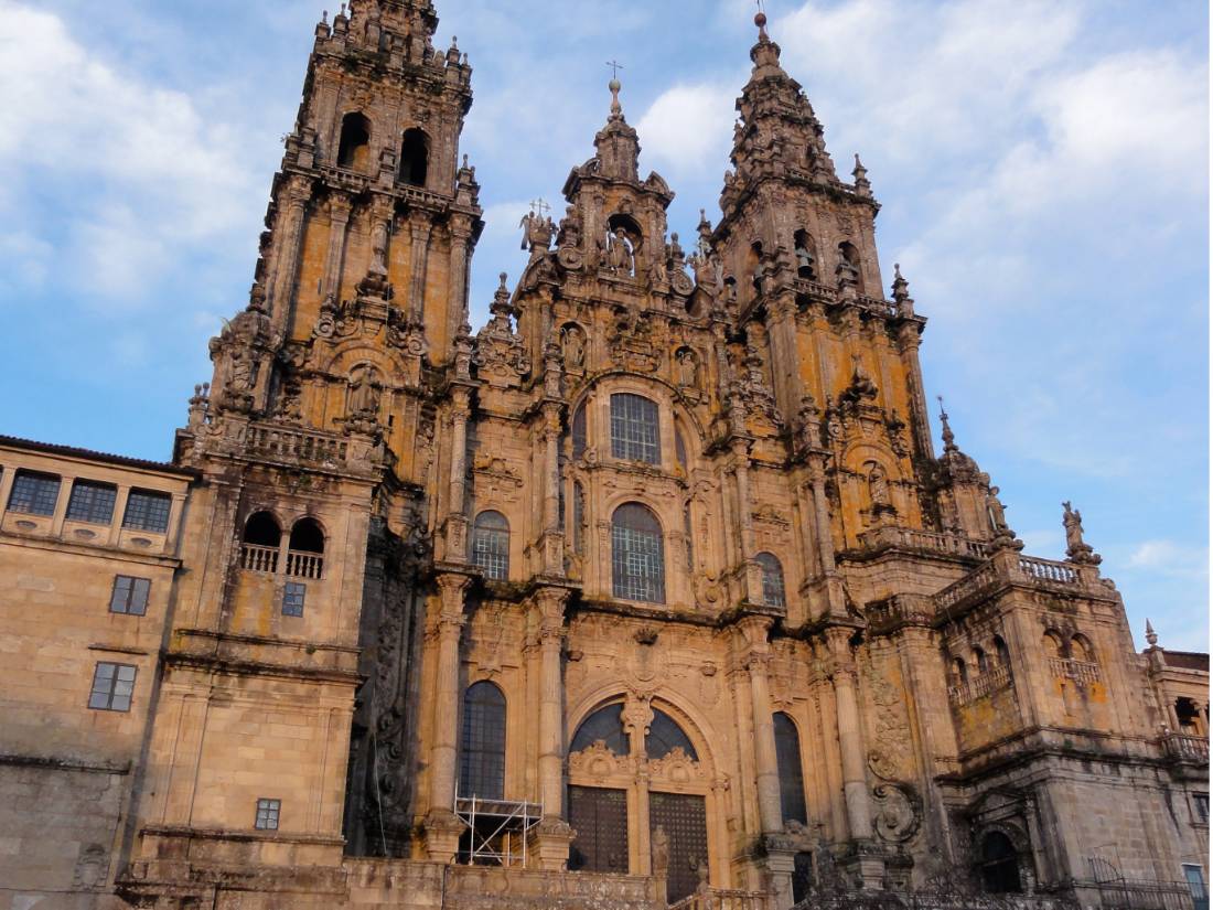 The famous cathedral in Santiago |  <i>Erin Williams</i>