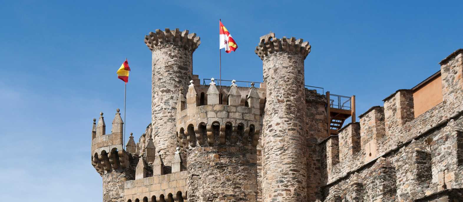 Castle in Ponferrada is a feature while cycling or walking along the camino in Spain | Andrew Bain