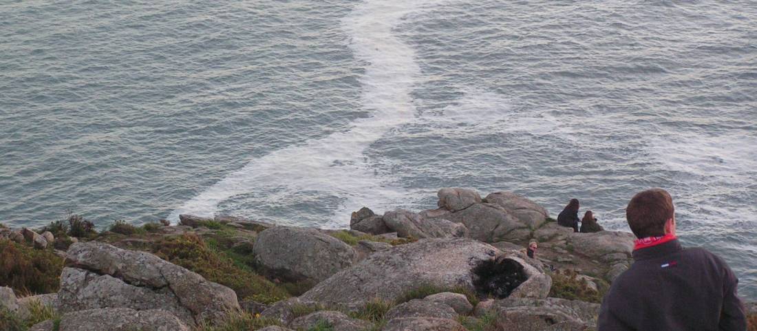 Pilgrims at Fisterra