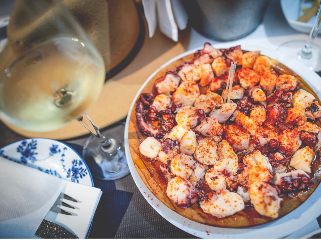 Fresh local seafood along the Camino Portuguese. |  Tim Charody