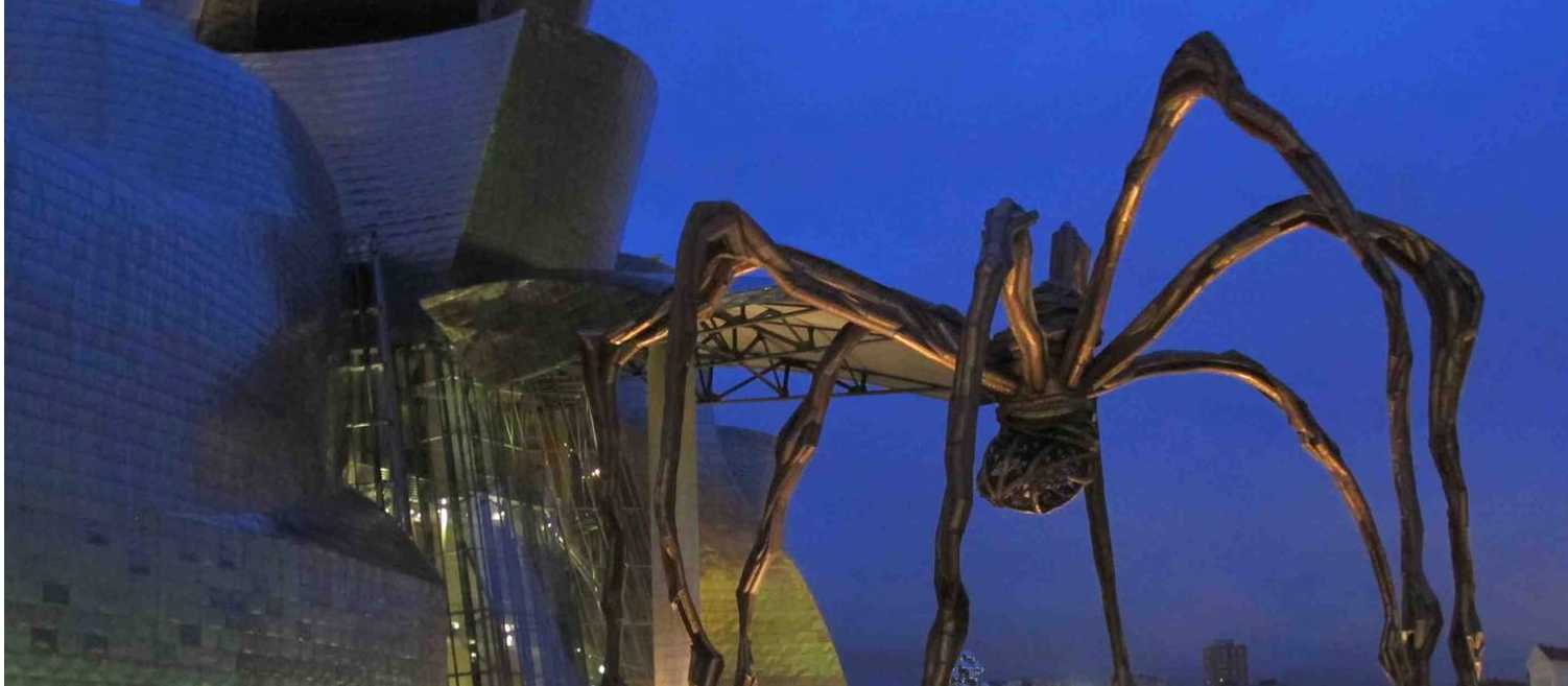 The magnificent Guggenheim Museum in Bilbao on the Camino Norte self guided walk | Andreas Holland