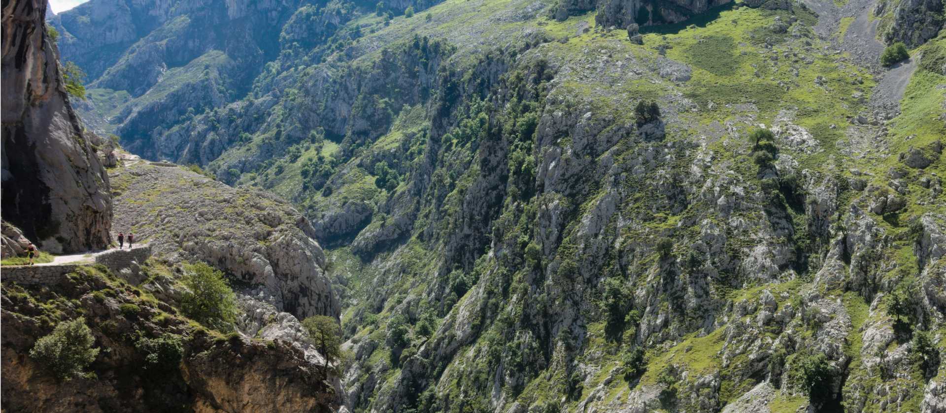 Hiking one of the stunning trails in the Picos de Europa in Spain. | Dkatana
