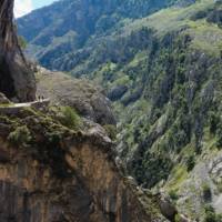 Hiking one of the stunning trails in the Picos de Europa in Spain. | Dkatana