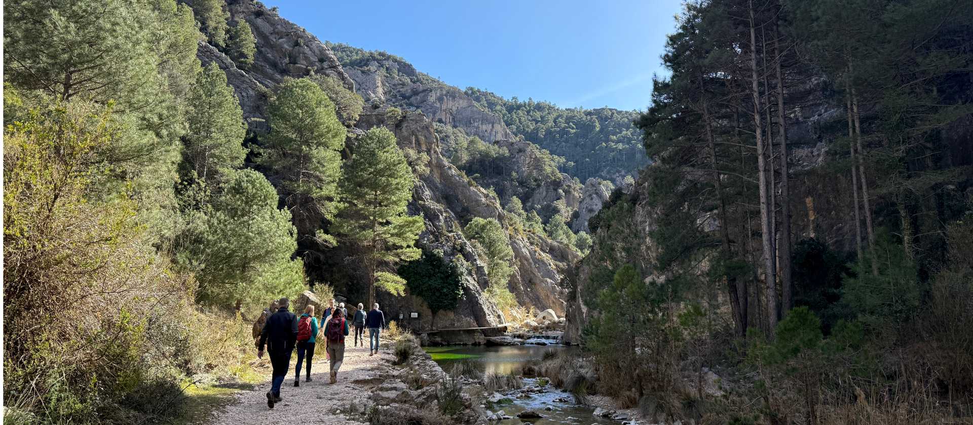 Hiking next to the Matarraña river | Kate Baker