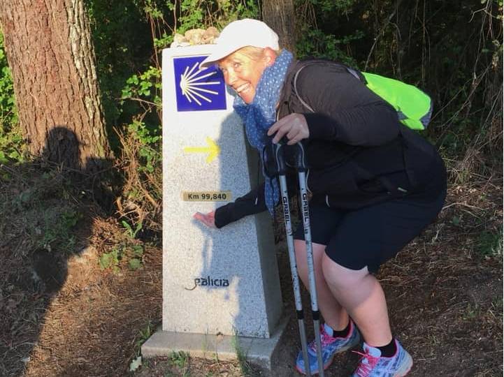 The efforts of walking the Camino pay off with the excitement you feel! |  <i>Rachel Goodman</i>