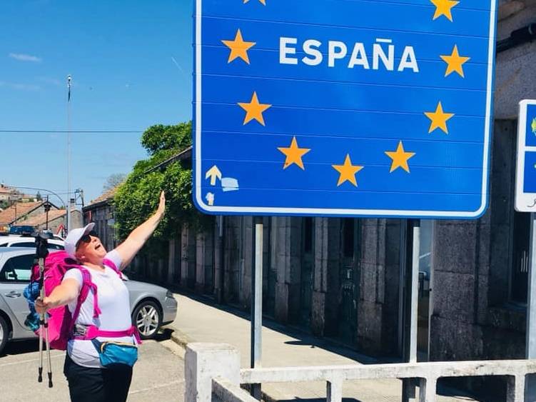 Entering Spain on the Camino trail |  <i>Rachel Goodman</i>