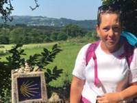 At the 100km marker on the Camino de Santiago |  <i>Rachel Goodman</i>