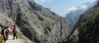 Long winding road through the Cares Gorge, Picos de Europa | Sylvia van der Peet