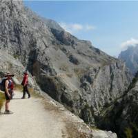 Long winding road through the Cares Gorge, Picos de Europa | Sylvia van der Peet