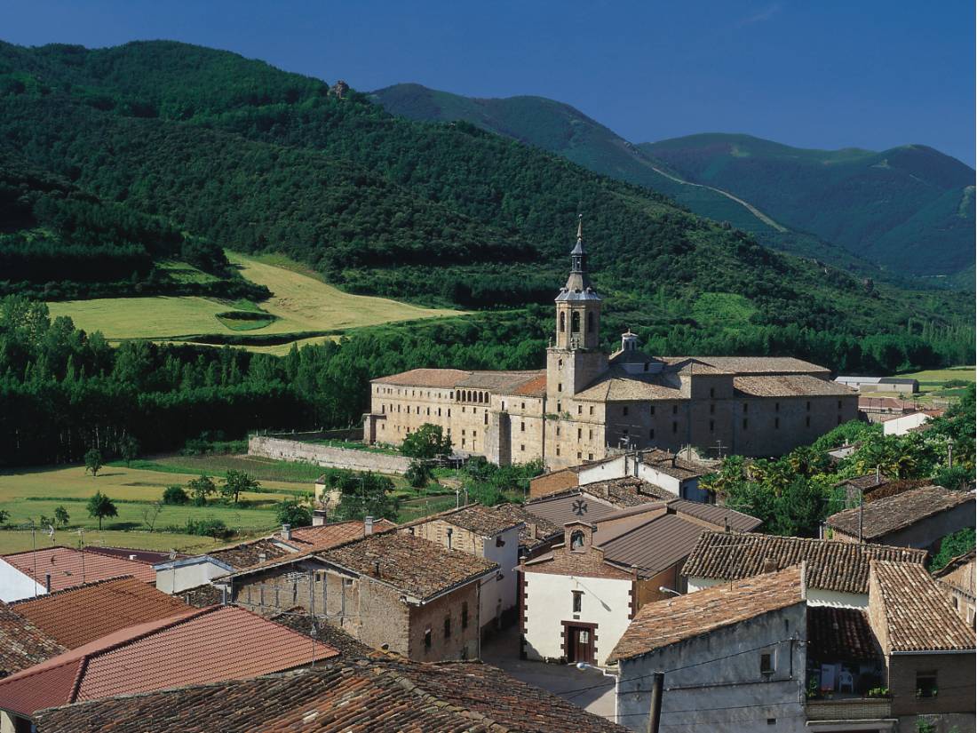 Yuso monastery in Rioja region, Spain