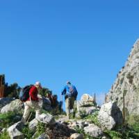 Heading for the coll in the Sierra de Grazalema