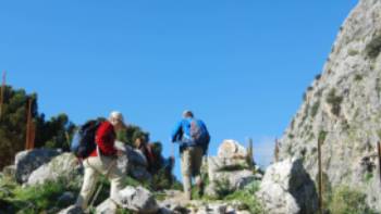 Heading for the coll in the Sierra de Grazalema