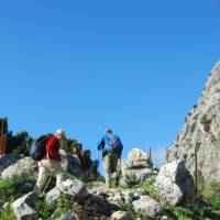 Heading for the coll in the Sierra de Grazalema