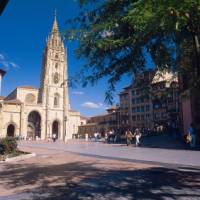 Town square in Oviedo