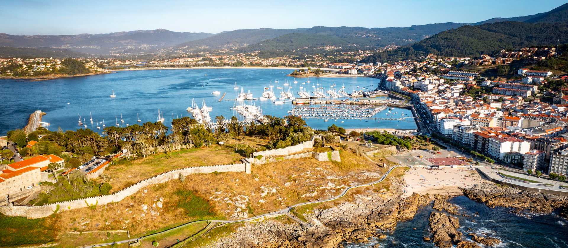 Monterreal Castle in the Ría de Vigo in Galicia, Spain. | Tim Charody