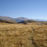 Walking towards Cuello Arenas in the Ordesa and Monte Perdido National Park
