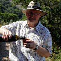 Wine tasting in a vineyard in the Pyrenees