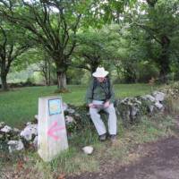 Resting on the Camino Primitivo